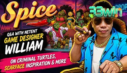 Giao diện trò chơi slot Spice với hình ảnh những chú rùa phong cách mafia