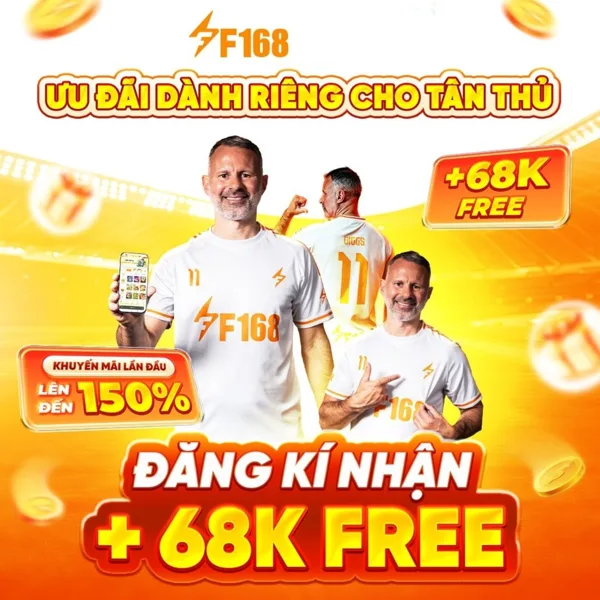 F168 Thưởng Thành Viên Mới 100%